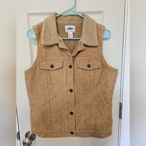 Old Navy Corduroy Sherpa Vest